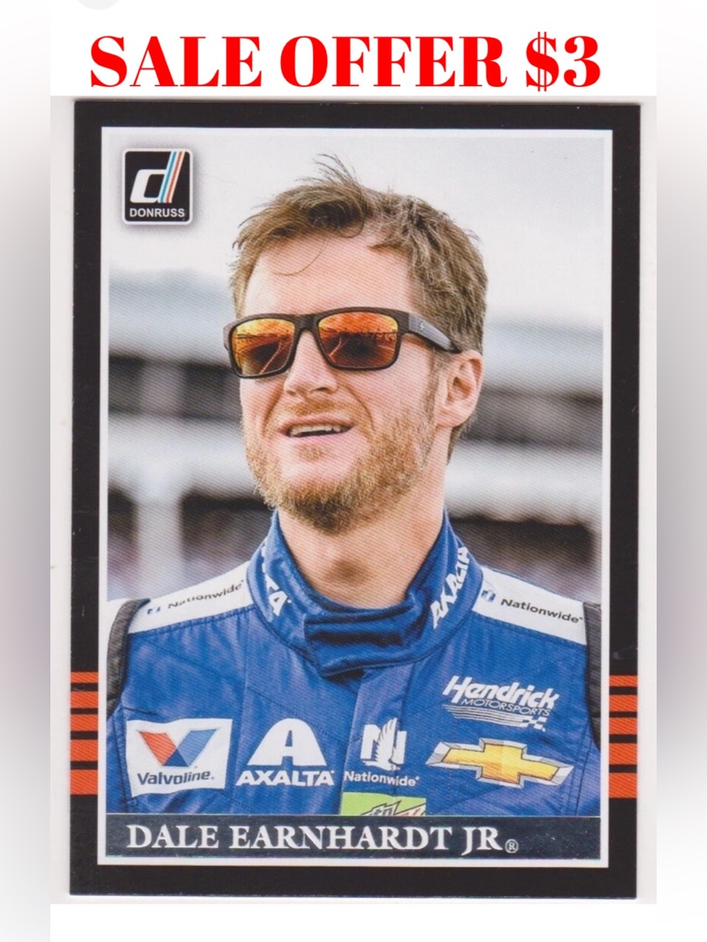 Dale Earnhardt Jr 2018 Donruss NASCAR Racing Car Card